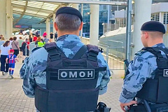 В Москве Росгвардия обеспечила безопасность футбольного матча РПЛ
