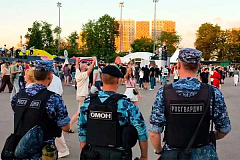 Московские росгвардейцы обеспечили безопасность проведения  футбольного матча Кубка России