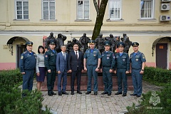 Специалисты чрезвычайных ведомств Беларуси, Казахстана и России обменялись опытом пожаротушения на объектах культурно-исторического значения