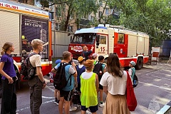 Встреча с сотрудниками 15 пожарно-спасательной части Управления по ВАО Главного управления МЧС России по г. Москве